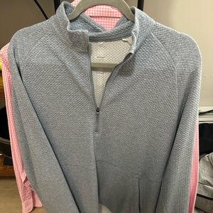 men’s Lululemon Quarter Zip light blue large